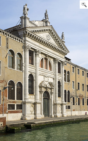 Fassade Kirche San Lazzaro dei Mendicanti, Venedig, Giuseppe Sardi